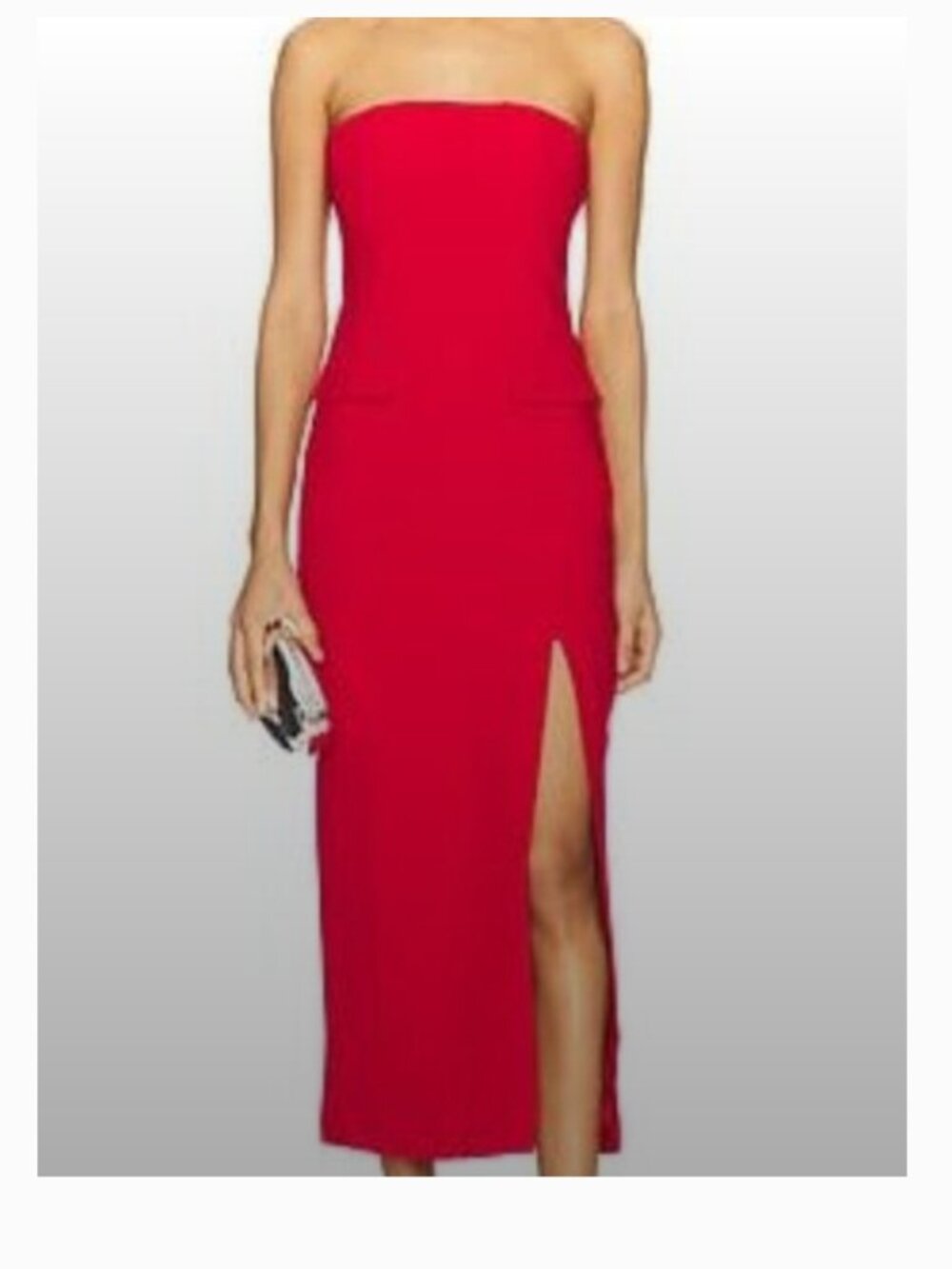 NIKKI STRAPLESS MIDI DRESS